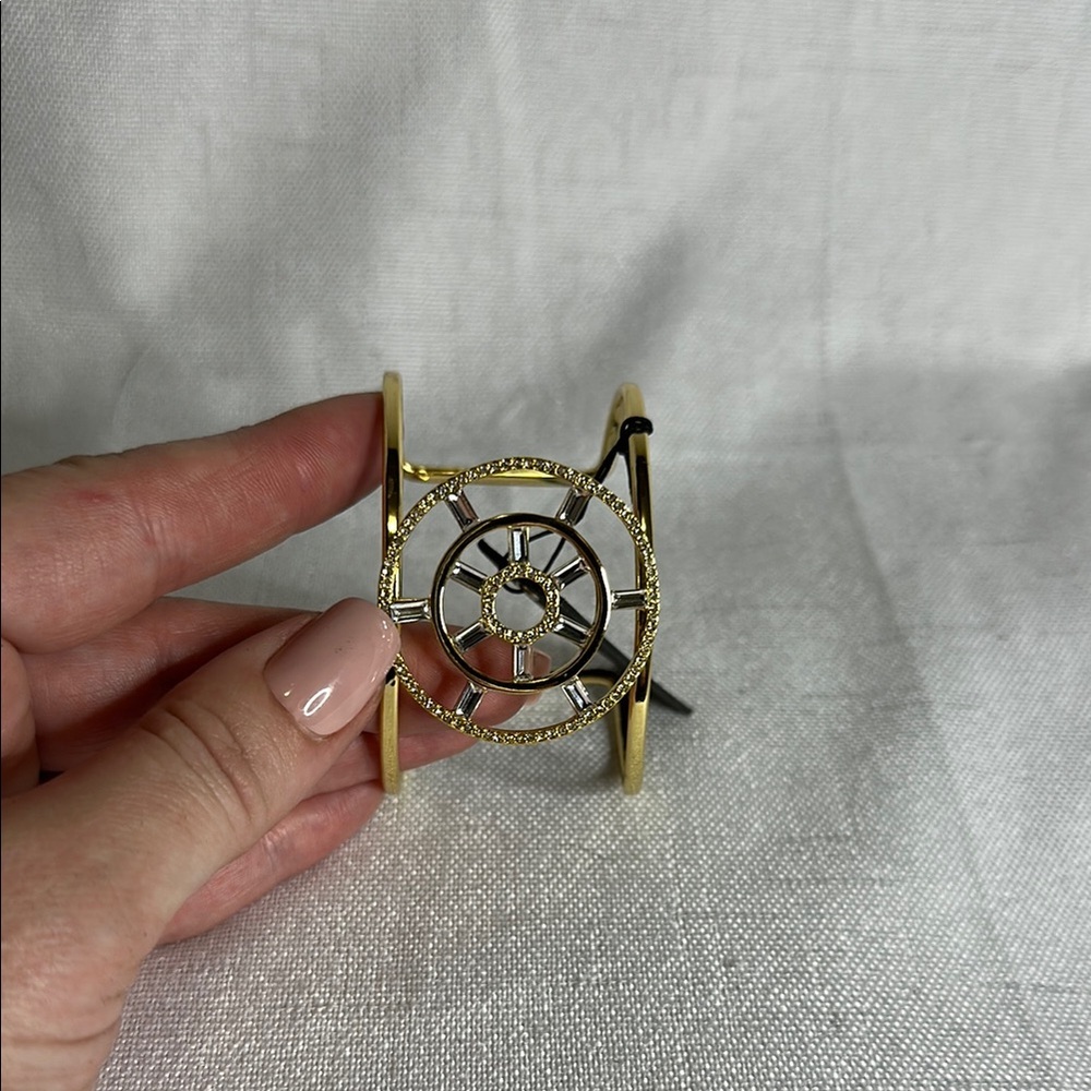 Vince Camuto Gold Geometric Bracelet Collection - Picture 2 of 5